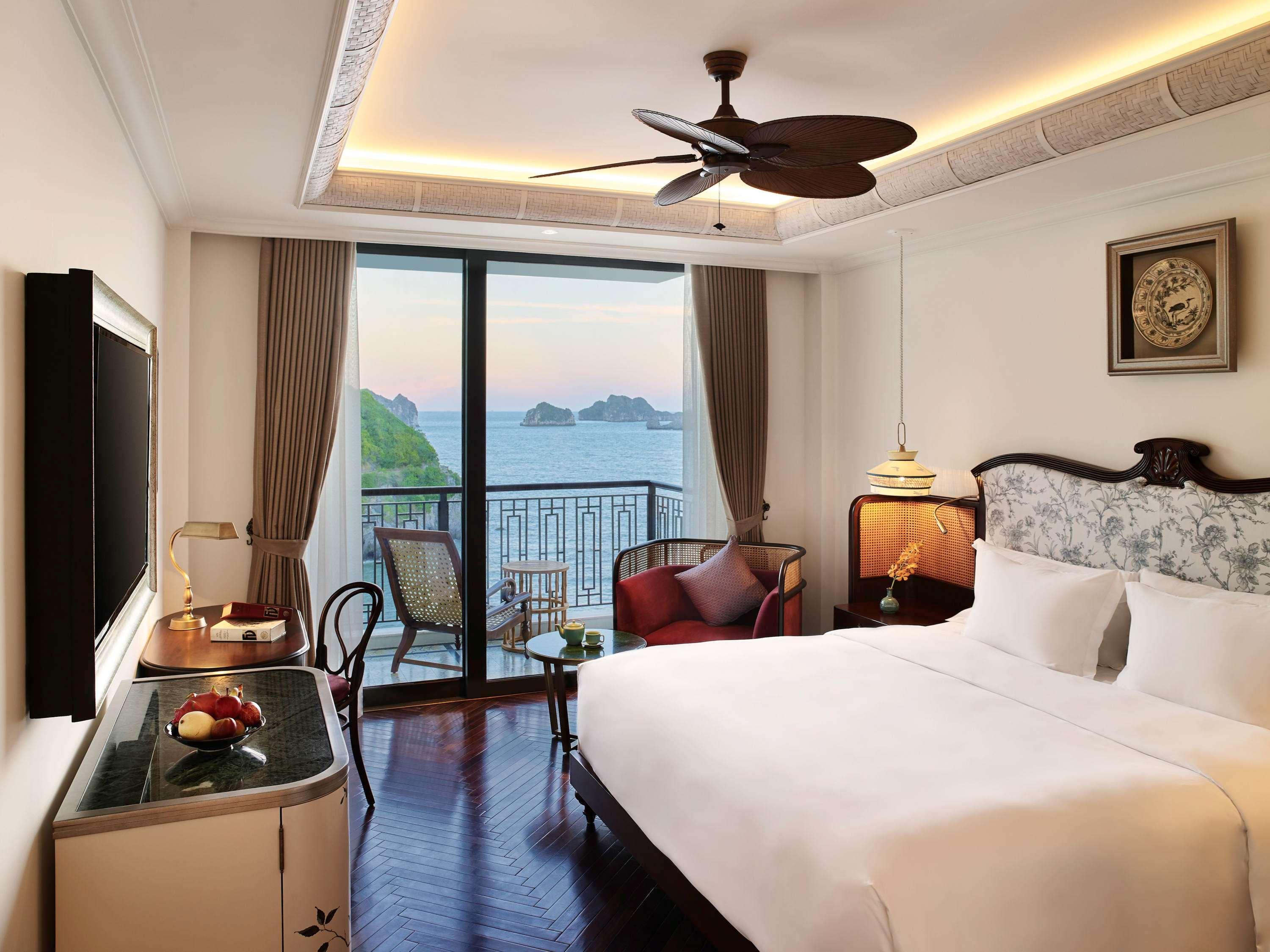 Hotel Perle D'Orient Cat Ba - Mgallery Chan Chau Bagian luar foto Deluxe Ocean View Room